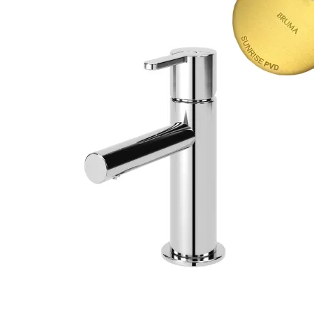 Смеситель для раковины Bruma Leaf, золото матовое PVD, 1670007PR