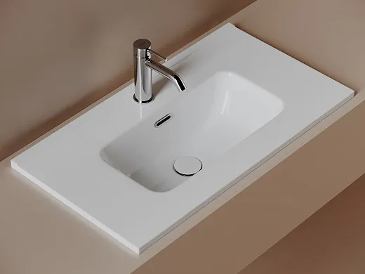 Умывальник накладной Ceramicanova Компакт белый, CN7029