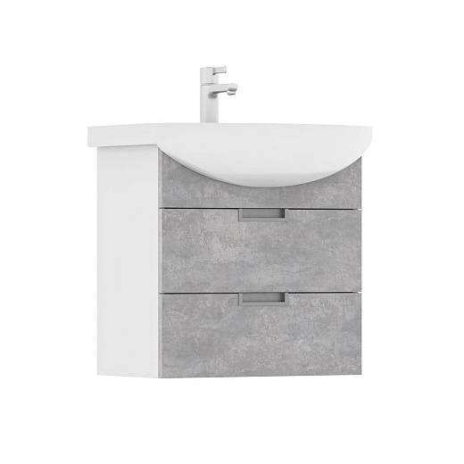 Тумба напольная Volna Vario Z 70.2Y под умывальник Балтика 70 бетон