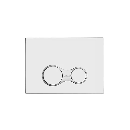 Комплект инсталяции VitrA Integra Round с унитазом безободковый, с сиденьем микролифт, кнопка смыва глянцевый хром, 9856B003-7205