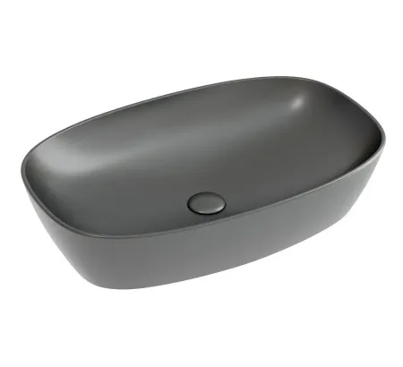 Умывальник Ceramicanova Element CN6049MDH 60см сантехфарфор темный антрацит, CN6049MDH