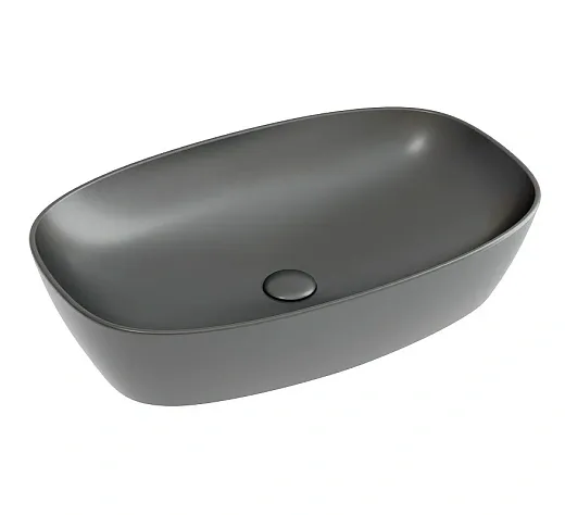 Умывальник Ceramicanova Element CN6049MDH 60см сантехфарфор темный антрацит, CN6049MDH