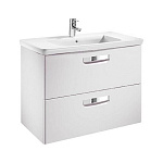Тумба с умывальником Roca The Gap Original 70 см, белый глянец Тумба с умывальником Roca The Gap Original 70 см, белый глянец