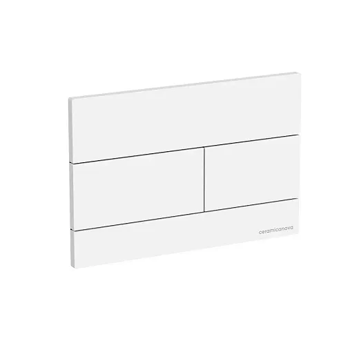 Комплект: инсталляция Ceramicanova Balance с кнопкой Balance Rect белой и унитаз подвесной Ceramicanova Play Rimless с сиденьем микролифт