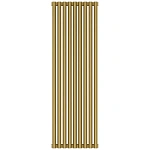 Радиатор трубчатый Сунержа Эстет-00, 9 секций, боковое подключение, цвет матовое золото, 032-0332-1209