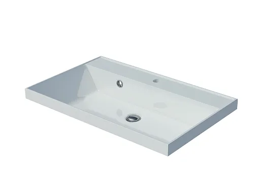 Умывальник Madera Classica 80х45см МАТОВАЯ литьевой мрамор, 4627173210829