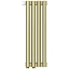 Радиатор отопления Сунержа Эстет-0 EU50, 4 секции, левое/правое нижнее подключение, цвет шампань, 020-0320-5004/020-0321-5004