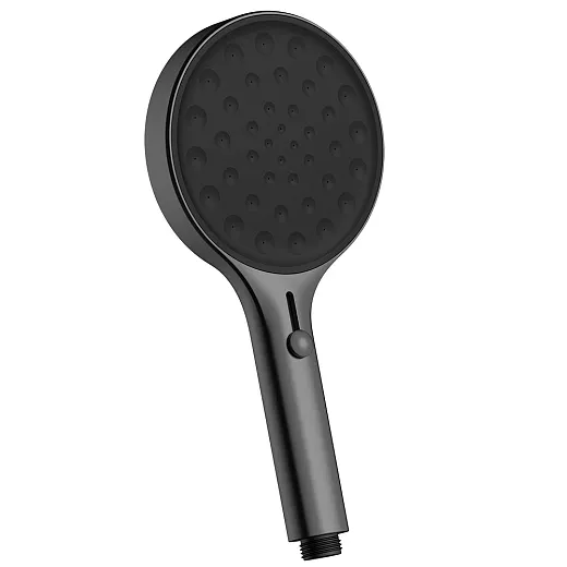 AQM8501MB Ручной душ AQUAme Ø135мм, 4 режима, слайдер, Черный