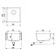 Мойка кухонная AquaSanita Arca SQA 101 110 W beige