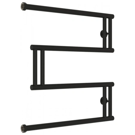 Полотенцесушитель водяной Сунержа High-Tech M+, 600x600, цвет матовый черный, 31-4050-6060