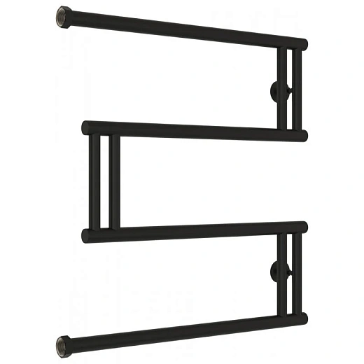 Полотенцесушитель водяной Сунержа High-Tech M+, 600x600, цвет матовый черный, 31-4050-6060