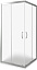 Душевой уголок GoodDoor INFINITY CR-100-G-CH 100x100