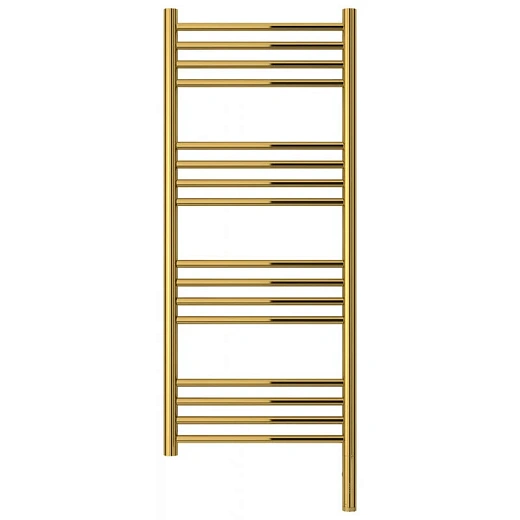 Полотенцесушитель электрический Сунержа Богема 3.0, высота 100 см, ширина 40 см, диммер слева/справа, цвет золото, 03-5804-1040/03-5805-1040