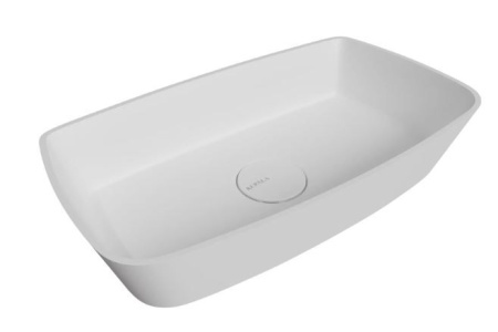 WB70001 Раковина чаша каменная KUPALA LADOGA 70x40 см (Solid Surface)