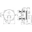Смеситель для ванны/душа встраиваемый  Ideal Standard CONNECT AIR A7035GN