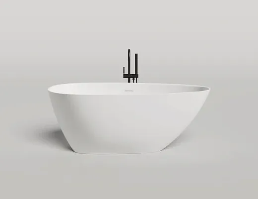 Ванна Salini Paola 1015203M, 160 х 80 см, из искусственного камня S-Stone, цвет белый матовый