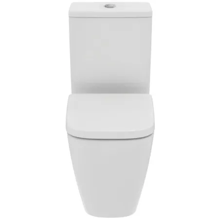 Унитаз напольный безободковый для монтажа с бачком Ideal Standard i.life B T537101, с функцией биде, технология RimLS+