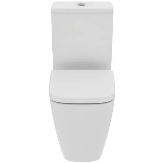 Унитаз напольный безободковый для монтажа с бачком Ideal Standard i.life B T537101, с функцией биде, технология RimLS+