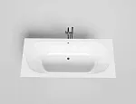 Ванна Salini Ornella Axis 103411GF, 180 х 80 см, из искусственного камня S-Sense, цвет белый, покраска по RAL полностью