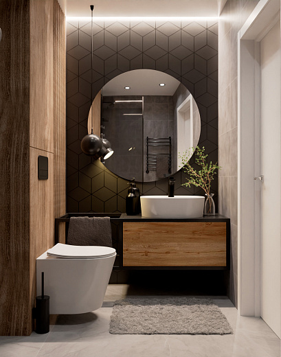 AQM2001 Унитаз подвесной AQUAme с сиденьем SoftClose, технология смыва Rimless, скрытый крепеж. 515x355x365