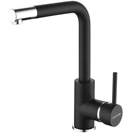 Смеситель для кухни Paulmark Honner Ho212018-418 чёрный металлик
