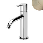 Смеситель для умывальника Bruma Leaf 1670011MM Morning Mist сталь матовая