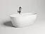 Ванна Salini Sofia 102521MF, 165 х 75 см, из искусственного камня S-Stone, цвет белый матовый, покраска по RAL полностью