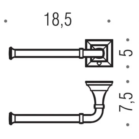 Крючок Ideal Standard IOM одинарный