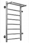 Полотенцесушитель Ростела Классик+ боковое подключение 1" 40x80 правый 9 перекладин с полкой Полотенцесушитель Ростела Классик+ боковое подключение 1" 40x80 правый 9 перекладин с полкой