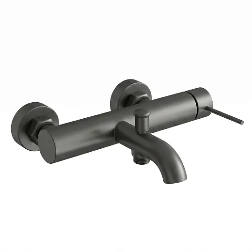 Смеситель для ванны и душа WasserKraft Niers, графит, 3001GR