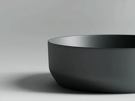 Раковина Ceramicanova Element CN6022MDH 39 x 39 x 12 см, накладная, круглая, без перелива, сантехфарфор