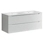 Тумба под раковину Sancos Norma 2.0 120, подвесная, белый глянец, NR2.0120-2W