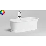 Ванна Salini Оперетта 1055101GF, 178 х 80 см, из искусственного камня С-Сенс/S-Sense, цвет белый глянцевый, покраска по RAL полностью