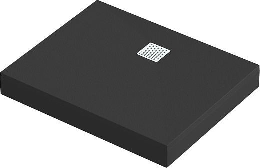 Мраморный душевой поддон Good Door ESSENTIA 2 черный 100х80