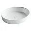 Умывальник Ceramicanova CN5002 55х40х14см накладной овальный без перелива, CN5002