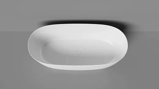 Ванна Salini Лофо UM12112, 170 х 80 см, из искусственного камня Гелькоат/Gelcoat, цвет белый глянцевый