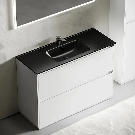 Тумба под раковину Sancos Libra Floor LB120F-1W, 120 см, напольная, цвет белый глянцевый