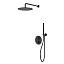 Термостатическая душевая система скрытого монтажа WHITECROSS Y YSET08BL (черный мат)