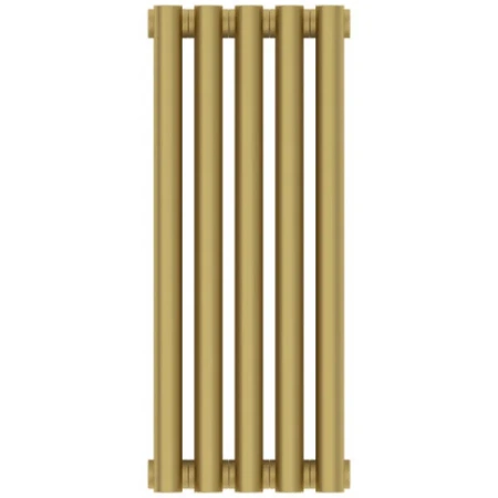 Радиатор отопления Сунержа Эстет-0, 5 секций, боковое подключение, цвет матовое золото, 032-0331-5005 Радиатор отопления Сунержа Эстет-0, 5 секций, боковое подключение, цвет матовое золото, 032-0331-5005