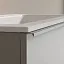 Тумба подвесная под столешницу Sancos Вельта (Velta) 120x45x50см, два ящика оснащенные доводчиками скрытого монтажа с системой плавного закрытия (Soft close), тёплый серый, VL120WG