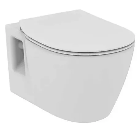 Унитаз подвесной Ideal Standard Connect, с крышкой-сидением, дюропласт, белый, E272701