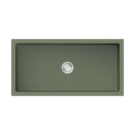 Кухонная мойка из керамики Omoikiri Mikura 91-OL Natceramic/olive