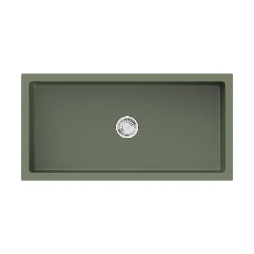 Кухонная мойка из керамики Omoikiri Mikura 91-OL Natceramic/olive