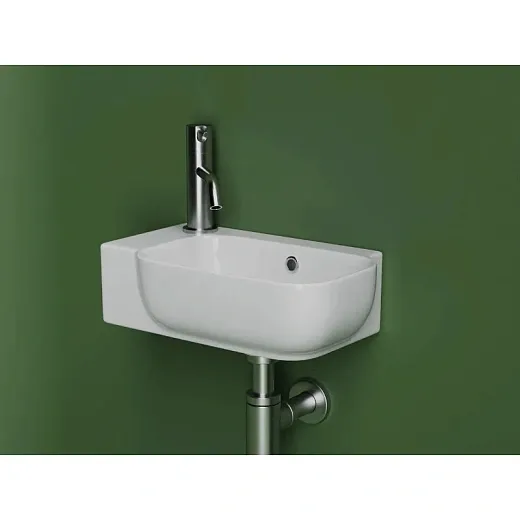 Умывальник Ceramicanova Element CN6074L/CN6074R 40см левый/правый сантехфарфор белый, CN6074L/CN6074R