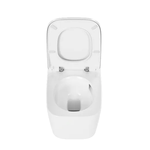 Подвесной унитаз VitrA Metropole Square  безободковый QuantumFlush с сиденьем микролифт, белый, 7906B003-6430
