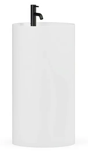 Умывальник Belux Осло 40 напольный solid surface белый матовый 18, 4810924287311