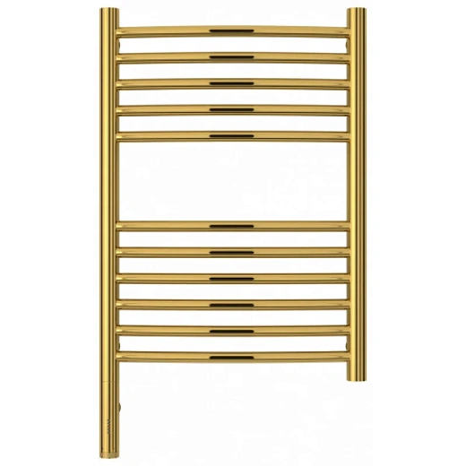 Полотенцесушитель электрический Сунержа Богема 3.0, высота 60 см, ширина 40 см, диммер слева/справа, цвет золото, 03-5802-6040/03-5803-6040