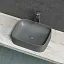 Раковина Ceramicanova Element CN6052MDH, 50 см, сантехфарфор, цвет темный антрацит матовый
