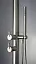 Душевая система Deante Silia Steel NQS_F4GM брашированная сталь