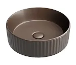 Умывальник Ceramicanova Element CN6057MDB 36см сантехфарфор темно-коричневый, CN6057MDB